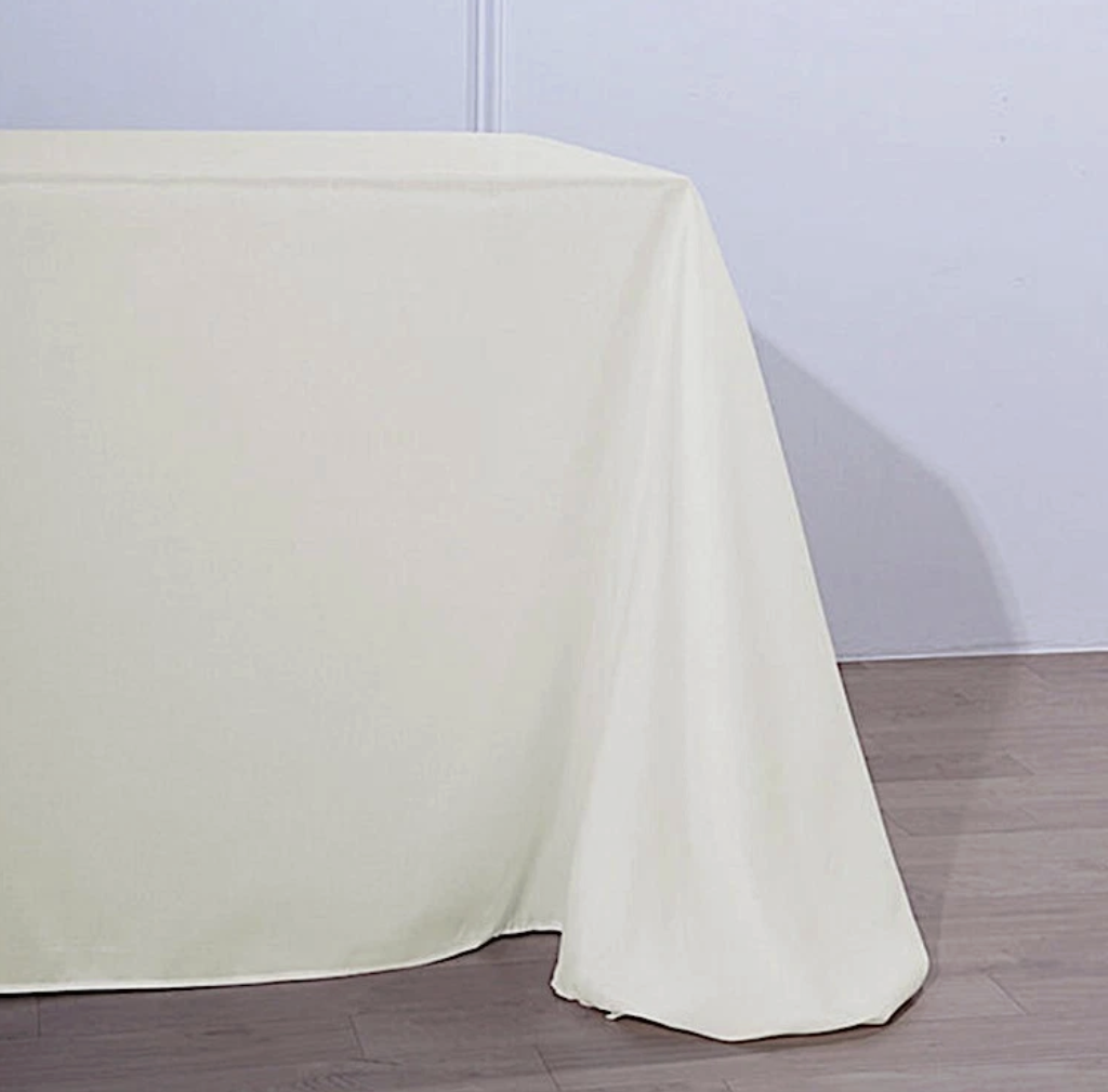 90x156 Ivory Linen